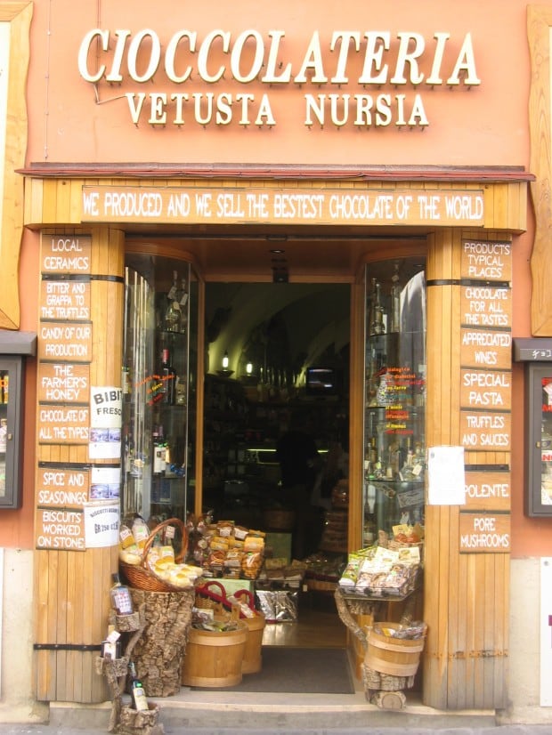 Shop Sign, Norcia, Umbria