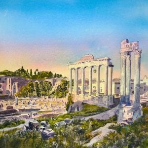 Roman Forum Painting