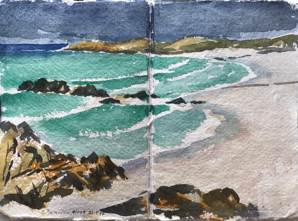 The beach at Balevullin, Tiree