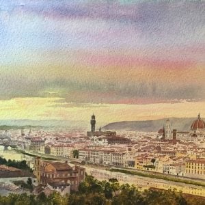Paintings of Florence Italy