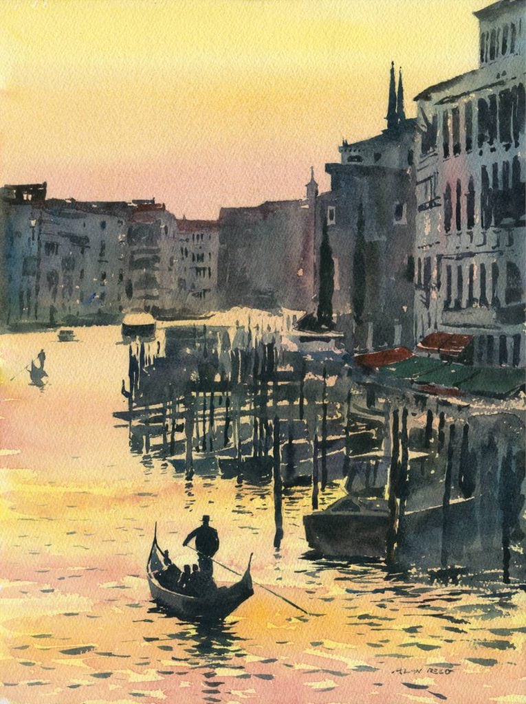 Evening in Venice Print