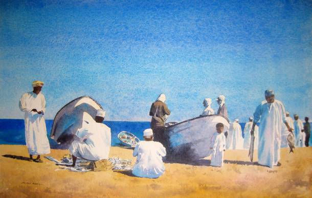 Fishermen Barka Oman