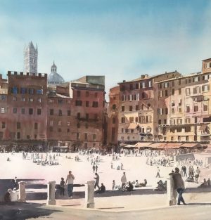 Paintings of Siena