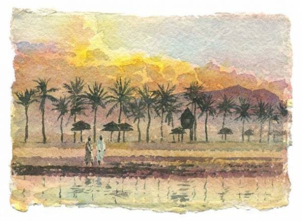 Oman Beach Prints