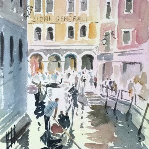 Gondola Paintings Venice