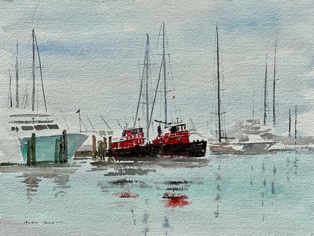 Two Red Tugs, Key West